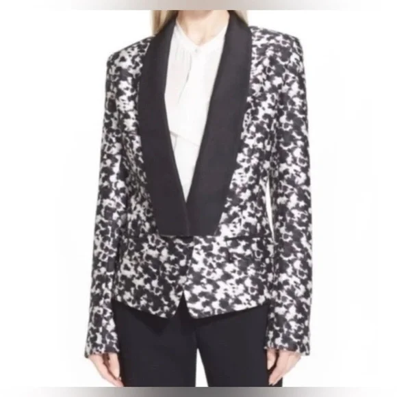 NWT | Rachel Zoe Black & White Tuxedo Suit Set Size 2 - Picture 15 of 16